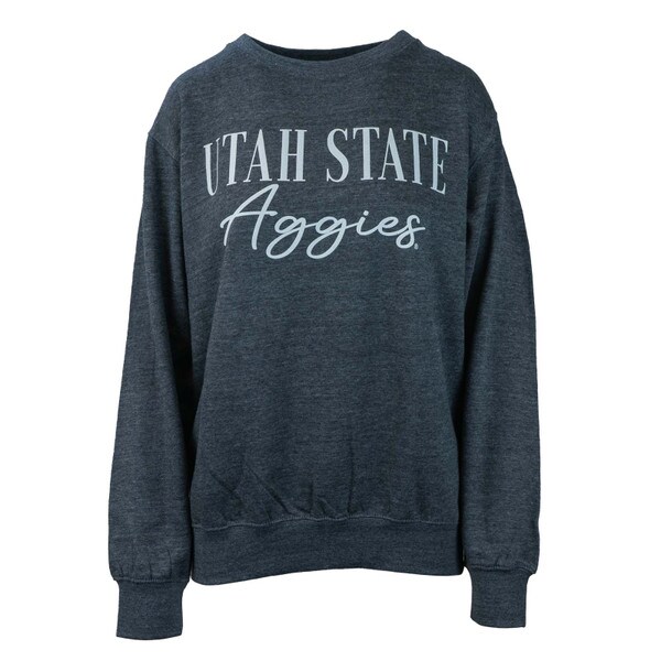 Utah State Aggies Crew Heathered